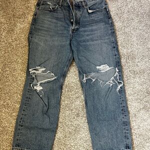 AGOLDE 90s cropped jeans